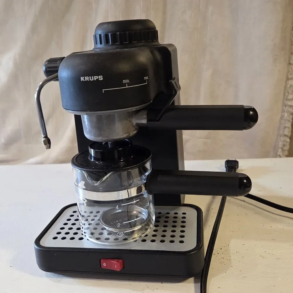 Vintage Krups Type 963/A Espresso Mini Machine Complete Set - Tested & Works
